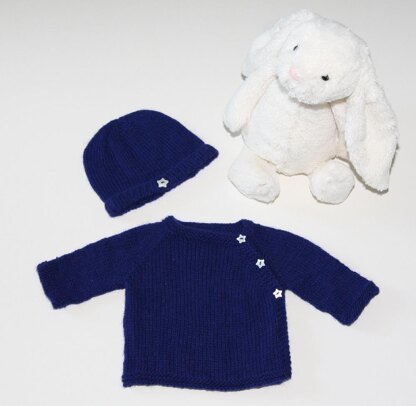 Petite Etoile (Cashmere Cardigan and Baby Beanie)