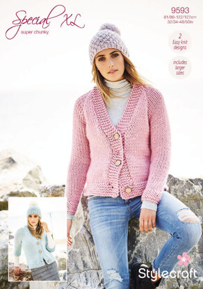 Cardigans in Stylecraft Special Super Chunky - 9593 - Downloadable PDF ...
