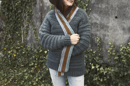 Mountaintop Cardigan in Lion Brand Hue & Me - M20286-TWH - Downloadable PDF