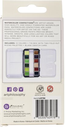 Prima Marketing Prima Watercolor Confections Watercolor Pans 12/Pkg - Terrain
