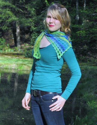 Free Spirited Shell Shawl