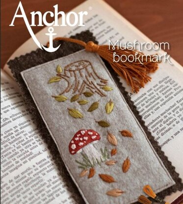 Anchor Mushroom Bookmark - ANC0003-94 - Downloadable PDF