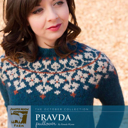 Pravda Pullover in Juniper Moon Farm Herriot Great - J27-02