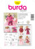 Burda Doll Clothes Sewing Pattern B7753 - Paper Pattern, Size one size