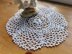 Antique rose doily