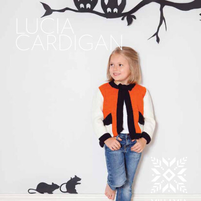 "Lucia Cardigan" - Cardigan Knitting Pattern For Girls in MillaMia Merino Wool