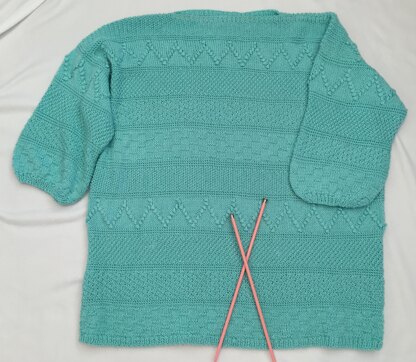 Multi Pattern Pullover - - Knit ePattern
