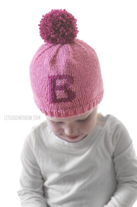 Monogram Baby Hat