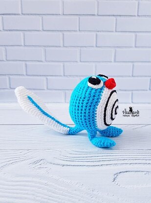 Pokemon PoliWag amigurumi toy