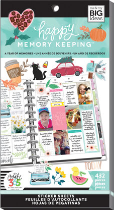 Happy Memory Keeping Sticker Value Pack - A Year Of Memories, 432/Pkg