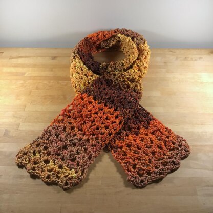 Autumn Lace Scarf