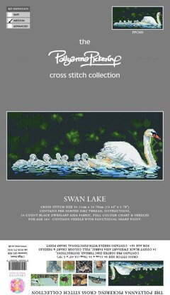 Creative World of Crafts Swan Lake Cross Stitch Kit design - PPCS05