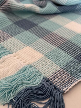 Gingham Crochet Blanket