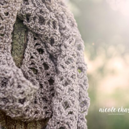 Cloudy Day Lace Scarf