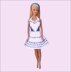 Barbie: love heart dress and beach outfit