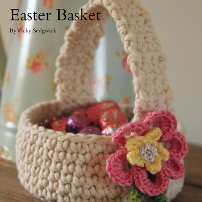 Crocheted Personalized Owl Easter Baskets/ Easter Baskets