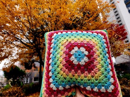 Cotton Candy Granny Cushion