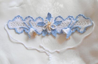 Columbine choker or v neck collar Pattern