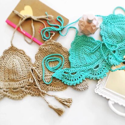 The mermaid shell crochet top