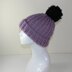 Super Chunky Rib Bobble Beanie Hat