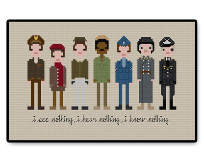 Hogan's Heroes - PDF Cross Stitch Pattern