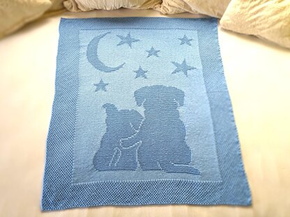 Baby blanket "Dream Night II"