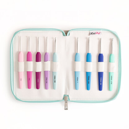 KnitPro Wave 2.0 Deluxe Crochet Hook Set (pack of 9 hooks)