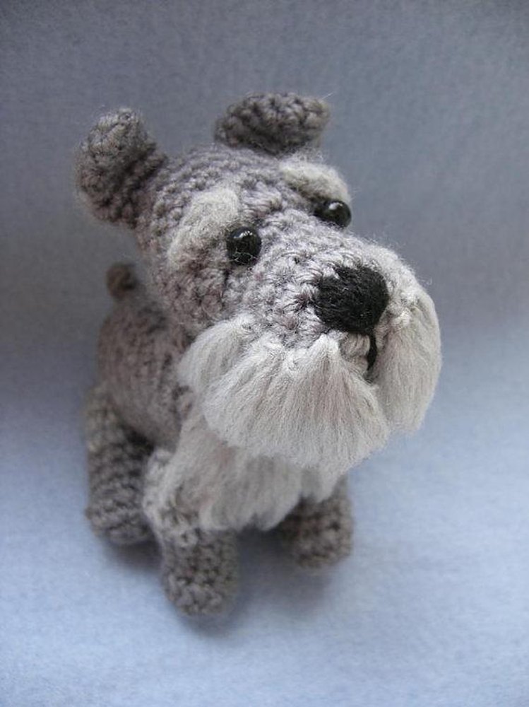 Schnauzer Crochet pattern by Justyna Kacprzak | Knitting Patterns