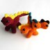 Mini Hydra/Dragon/Dino Amigurumi/Plush Toy