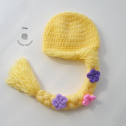 Princess Rapunzel Wig Hat