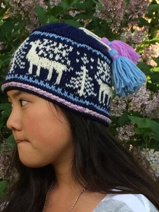 Modern Reindeer Hat