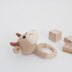 Bull crochet pattern rattle Sensory toy cow Amigurumi pattern farm animal
