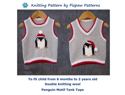 Penguin Motif Tank Tops (no. 167)