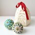 Snow Baubles - overlay crochet