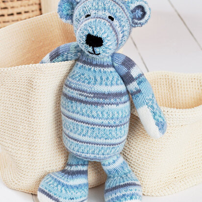 Bear Toy in Sirdar Snuggly Baby Crofter DK, Snuggly DK and Bonus DK - 1457 - Downloadable PDF