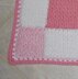 Gingham Squares Baby Afghan