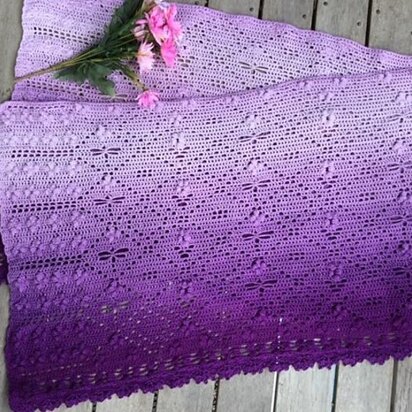 Dragonfly Hide n Seek Shawl