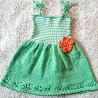 Strap baby dress