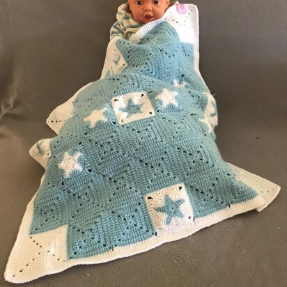 Baby blanket stars in the sky