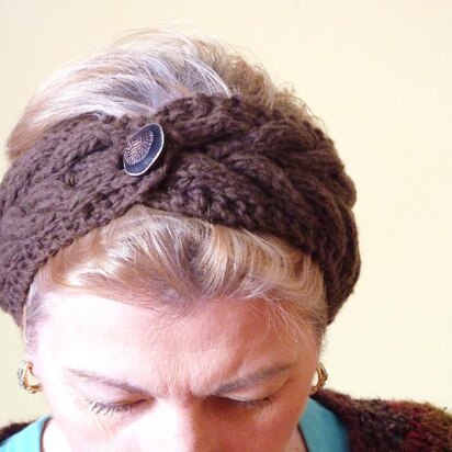 Crab Claw Hairband / Headband - knitting pattern