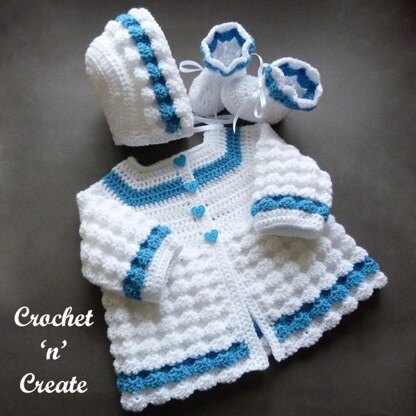 Raised Shell Baby Outfit