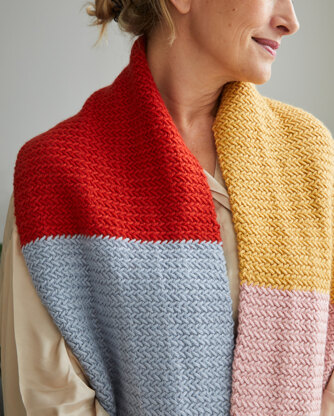 Debbie Bliss Blanket Scarf PDF at WEBS