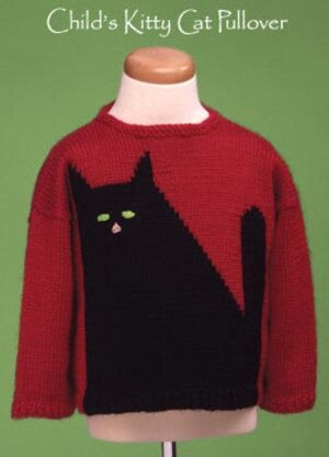 Child's Kitty Cat Pullover #506