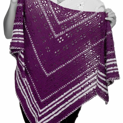 Plum Berry Shawl