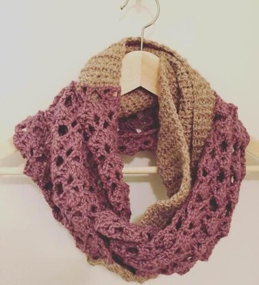 Two-Tone Infinity Scarf