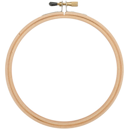 Frank A. Edmunds Wood Embroidery Hoop 6in w/ round edges