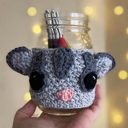 Sassy the Sugar Glider Coffee Cozy