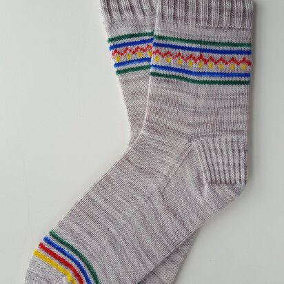 Beach Hut Socks