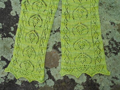 Shetland's Fairy Fern Scarf