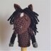 Horse finger puppet